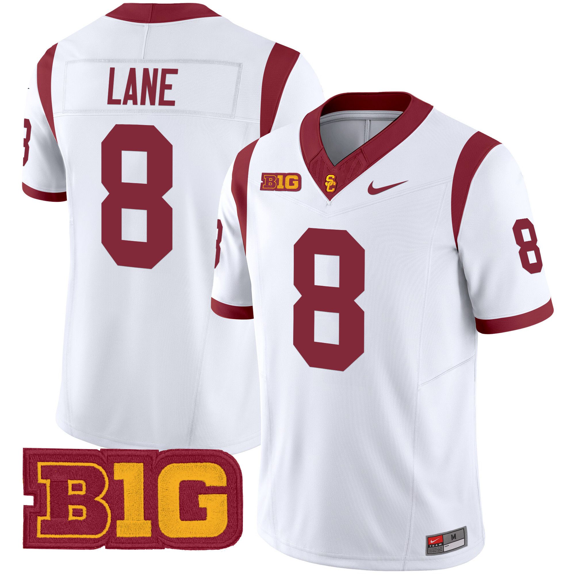 Men USC Trojans #8 Lane White Nike 2024 Vapor Limited NCAA Jersey->ncaa teams->NCAA Jersey